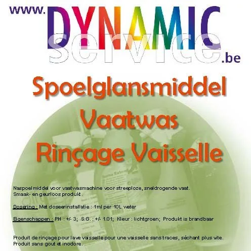 Spoelglansmiddel vaatwas 5l